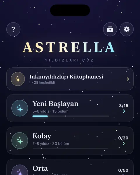 Astrella constellation puzzle